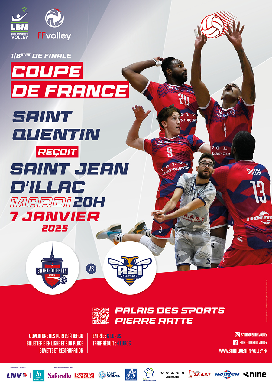 Match de Coupe de France : Saint-Quentin reçoit Saint-Jean d'Illac